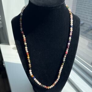 Beautiful 20” Mixed Crystal Necklace